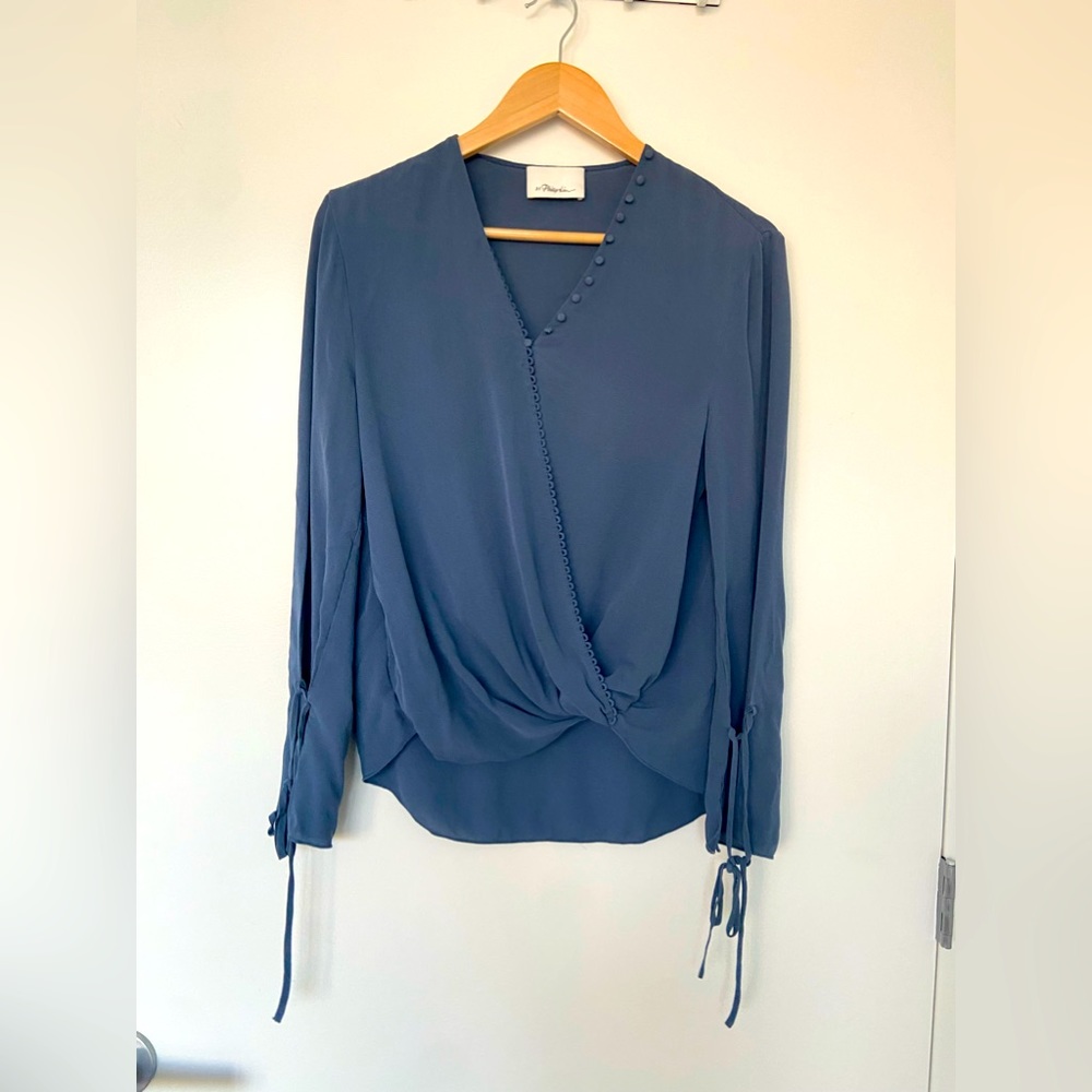 3.1 Phillip Lim silk crepe shirt. Size 2.